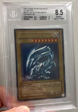 BGS 8.5 Blue Eyes White Dragon SDK Unlimited UR 2002 YU-GI-OH! TCG SDK KAIBA - Image 5