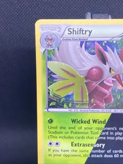 Shiftry 11/114 XY Steam Siege 2016 Cosmos Holo Rare Pokemon Card NM - Image 2