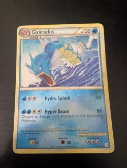 Gyarados 4/123 Holo Rare HeartGold SoulSilver Pokemon Card - Image 1