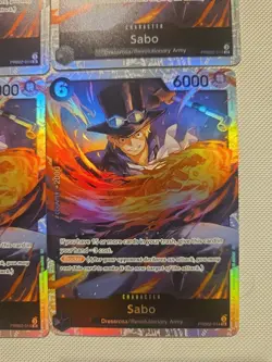 x4 Sabo PRB02-014 SR ONE PIECE Card PRB02 - ONE PIECE Card Game ENGLISH Playset - Image 2