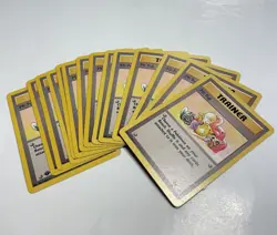 Pokemon Mr. Fuji Trainer Card 1999 SHADOWLESS 58/62 Base Lot Of 14 - Image 1
