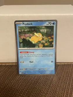 Pokemon Mega Evolution Psyduck Promo Holo Card 007 Rare - Image 1
