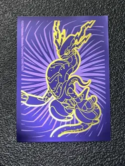 2023 Pokemon Scarlet & Violet Miraidon ETB Card Sleeve 1ct Replacement Used - Image 1