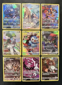 Pokemon TCG Cosmic Eclipse Character Rare Lot of 9 NM/M - Image 1
