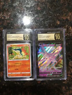 graded pokemon cards cgc pristine 10 2x cards - Image 1