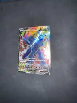 Pokemon Origin Forme Dialga V SWSH255 Full Art Black Star Promo Card Holo - Image 2