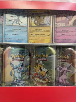 Pokemon TCG Prismatic Evolutions Costco 8 Mini-Tin Bundle w/ Promo Cards SEALED - Image 4