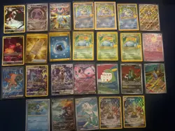 Pokemon 26 card lot - Blastoise, Mew, Venasaur. Illustration And Full Art Cards - Image 1