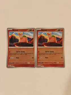 Numel 021/132 - Mega Evolution - Reverse Holo - Pokemon Card - Set of 2 - Image 1