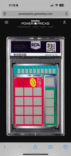 1997 Tomy Pokemon Scratch Card Unscratched - Image 2