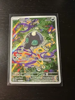 Shroodle 149/132 Mega Evolutions Illustration Rare Pokemon Card Near Mint - Image 1