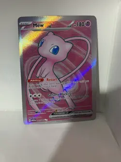 Pokemon Card - Mew ex Full Art Scarlet & Violet 151 193/165 Ultra Rare NM - Image 1
