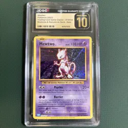 Mewtwo Pokemon (2023) Trading Card Game Classic - 014/034 Holo CGC PRISTINE 10 - Image 1