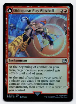 Sidequest: Play Blitzball [0158] FIN Uncommon Foil [MTG Card English] - Image 1