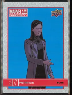 PENANCE Blue No. 62 21-22 Marvel Annual Upper Deck Card - Image 1