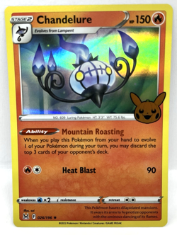Chandelure - 026/196 Pokemon TCG Halloween Trick or Trade Holo Rare Pokemon Card - Image 1