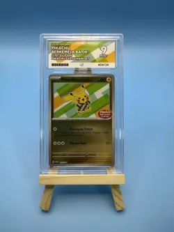 Ace 9 Pikachu 191/SV-P Reverse Holo Batik Indonesia Journey Promo Pokemon Card - Image 1
