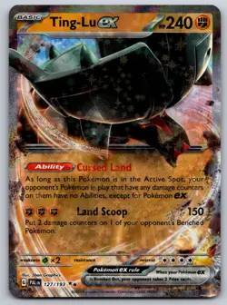 Ting-Lu ex 127/193 SV02: Paldea Evolved NM Pokemon Card TCG - Image 1