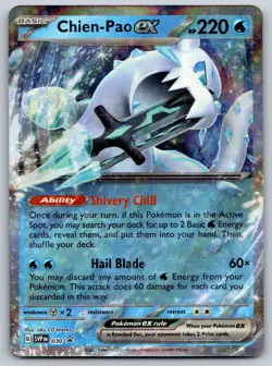 Chien-Pao ex - 030 SV: Scarlet & Violet Promo Cards NM Pokemon Card TCG - Image 1