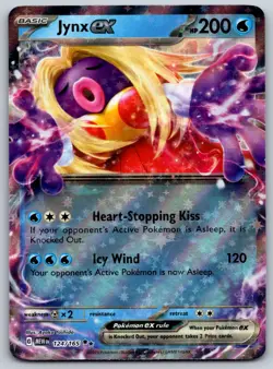 Jynx ex 124/165 SV: Scarlet & Violet 151 NM Pokemon Card TCG - Image 1
