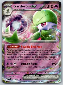 Gardevoir ex 029/091 SV: Paldean Fates NM Pokemon Card TCG - Image 1