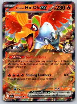 Ethan's Ho-Oh ex - 039/182 SV10: Destined Rivals NM Pokemon Card TCG - Image 1