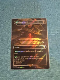 MTG LOTR Shards of Narsil / Thorn of Amethyst EXTENDED ART 💥SURGE FOIL💥 #386 - Image 1