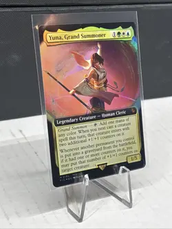 Yuna, Grand Summoner (Extended Art) Commander: Final Fantasy FOIL MTG FFX Mythic - Image 3