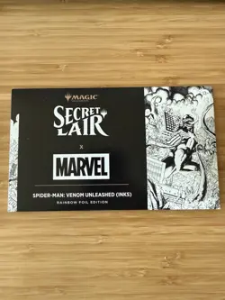 MTG Secret Lair Spider-Man Venom Unleashed (Inks) - Rainbow Foil | Sealed - Image 2
