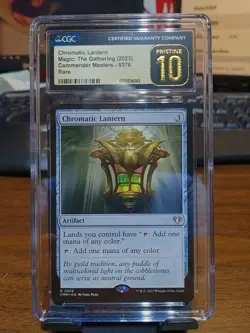 MTG Magic The Gathering Chromatic Lantern Commander Masters CGC 10 PRISTINE - Image 1