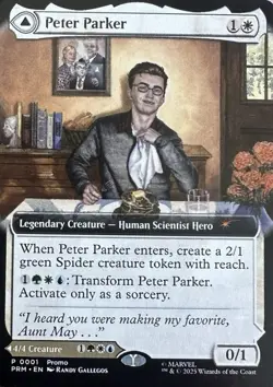 Peter Parker Amazing Spider-Man Disney Exclusive Promo MTG - Image 1