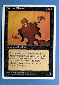 MTG Nether Shadow Alternate 4th Edition Regular Rare - Image 1