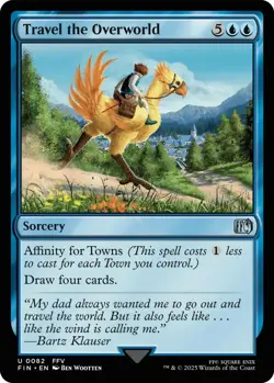 Travel the Overworld - Final Fantasy #0082 MTG Magic The Gathering - Image 1