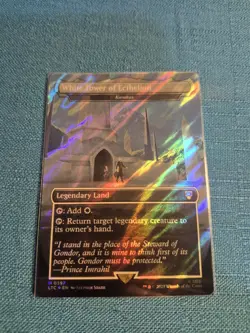 MTG LOTR White Tower of Ecthelion EXTENDED ART 💥SURGE FOIL💥 #397 Lord Rings - Image 1