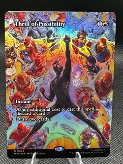 Thrill Of Possibility - 28 - MTG: Marvel’s Spider-Man - Borderless - FOIL - Image 1