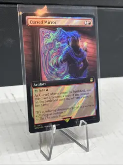 MTG Universes Beyond Doctor Who Cursed Mirror Extended Art SURGE Foil 1065 Rare - Image 3