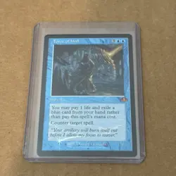 Magic the Gathering MTG Force of Will Dominaria Remastered Retro Foil Card NM - Image 1