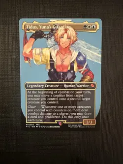 MTG: FINAL FANTASY - Tidus, Yuna's Guardian (Borderless) Non-Foil M 0205 - Image 1