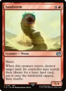 Sandworm Final Fantasy #0155 MTG Magic The Gathering - Image 1