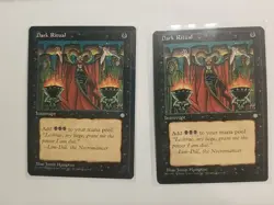 Dark Ritual MTG Ice Age, Common Instant NM-LP - Image 2