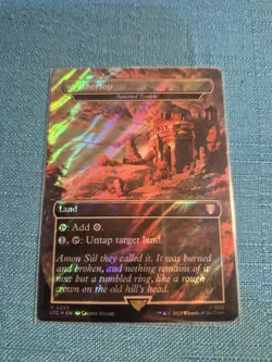 MTG LOTR Weathertop / Deserted Temple 💥SURGE FOIL💥 #393 Lord of Rings Magic - Image 1