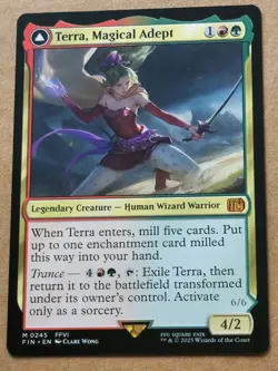 MTG Terra Magical Adept Final Fantasy Regular Mythic 0245 - Image 1