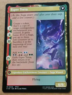 MTG Terra Magical Adept Final Fantasy Regular Mythic 0245 - Image 2