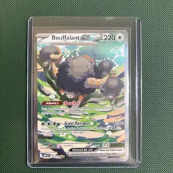 POKEMON TCG S&V White Flare BOUFFALANT EX SIR Special Illustration Card 170/086 - Image 1