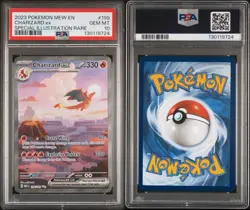 Pokemon TCG 151 Charizard EX Special Illustration Rare Card 199/165 PSA 10 - Image 3