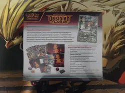 Pokemon Center Exclusive Obsidian Flames ETB Sealed with Protector Case - Image 5