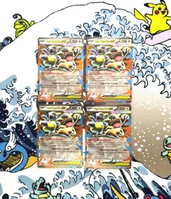 Mega Kangaskhan EX 104/132 Pokemon Mega Evolution MEG EN NM x4 Playset - Image 1