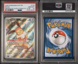 Pokemon Prismatic Evolutions #173 Eevee Center Promo PSA 10 - Image 3