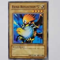 Fiend Reflection #2 - LOB-021 - LP - Common - Unlimited - Yugioh - 2010 Reprint - Image 1