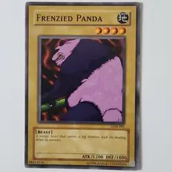 Frenzied Panda - LOB-081 - HP - Common - Unlimited - Yugioh 2010 Reprint - Image 1